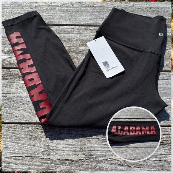 lululemon athletica Pants - Lululemon x University of Alabama Align Pant 28" Crimson Tide size 8 NWT